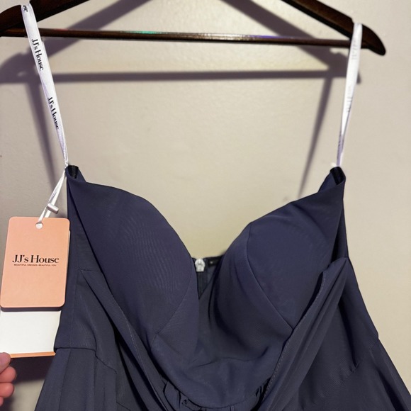 NWT JJ's House Stormy Chiffon Dress US 10 Formal Bridesmaid Prom Wedding - Picture 2 of 4